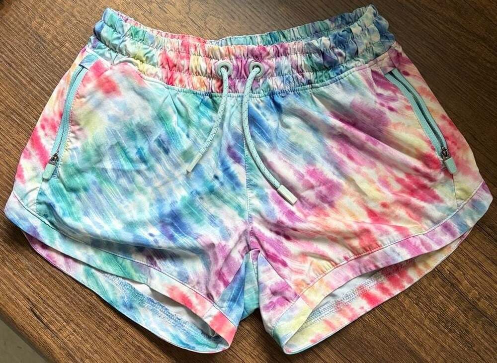 Athleta Girl All Play Tie-Dye Pull-On Shorts